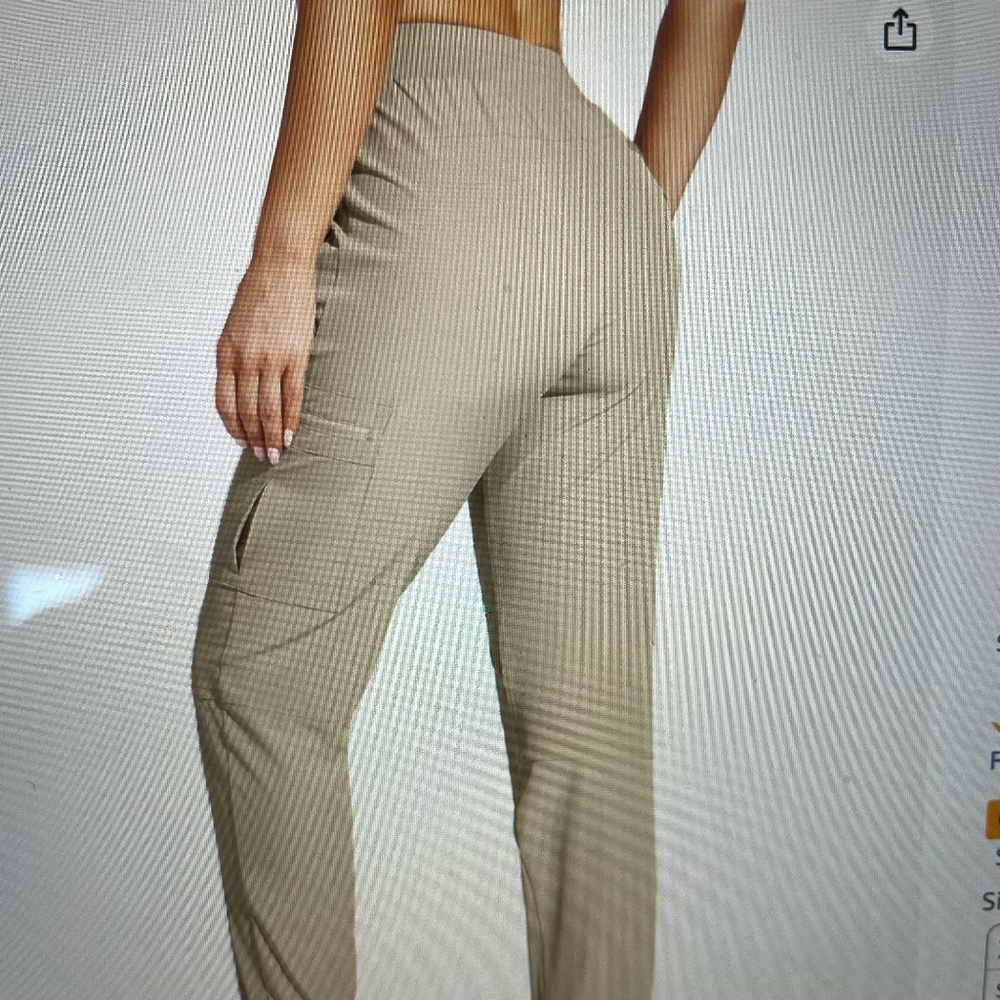 VILIGO WOMENS HIKING CARGO JOGGER PANTS KHAKI XL NEW WITH TAGS